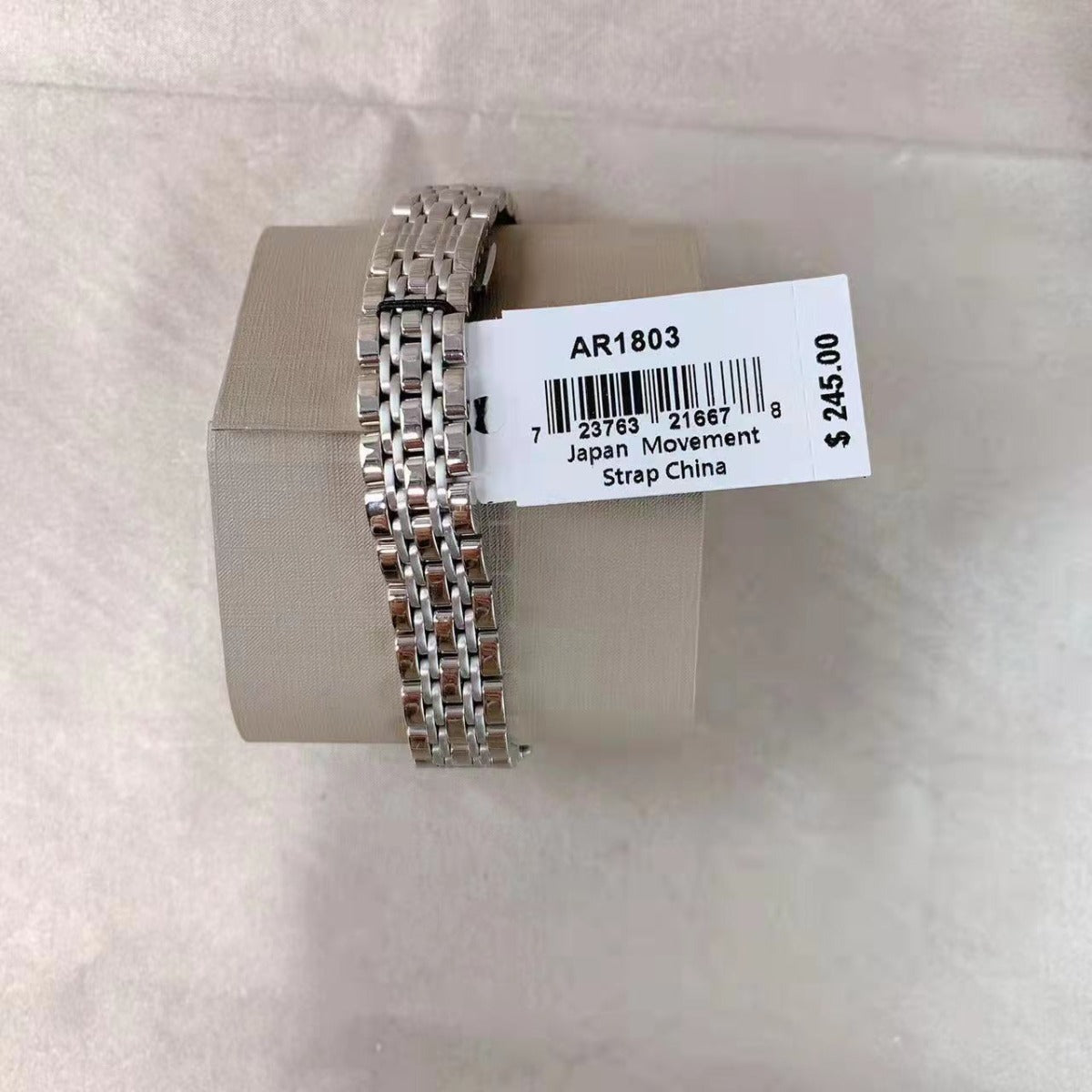 Emporio Armani AR1803 Women's Three-Hand Stainless Steel Watch Emporio Armani AR1803 Women's Three-Hand Stainless Steel Watch